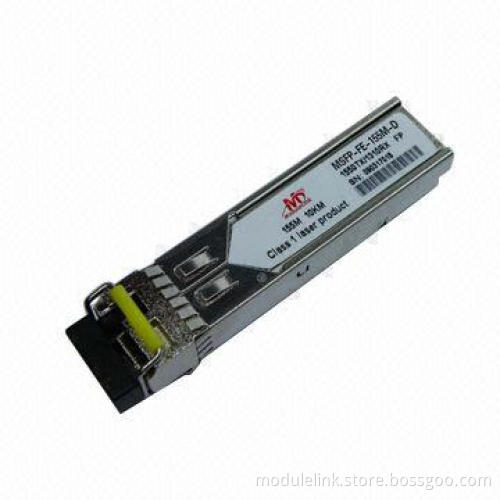 155M 10km bidi sfp optical transceiver, compliant with RoHS Directive